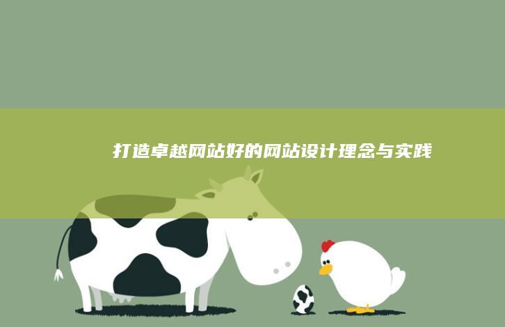 打造卓越网站：好的网站设计理念与实践