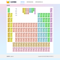 🧪元素周期表 - 化学元素周期表